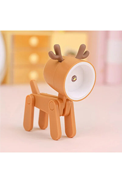 Choice8 Brown Deer Mini LED Night Light Dog Deer DIY Foldable Desk Lamps Desk...