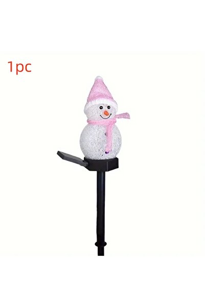 Choice مصباح ثلجي شمسي أبيض دافئ، نصف قطعة، مقاوم للماء، يُثبّت على وتد، مناس...