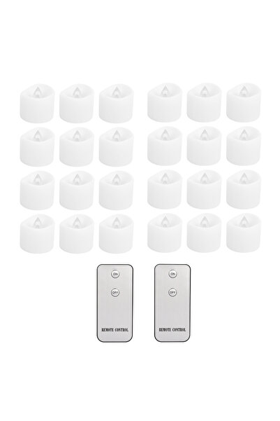 Choice 24PC 24/48Pcs Remote Flameless Flickering LED Candle Battery Operated ...