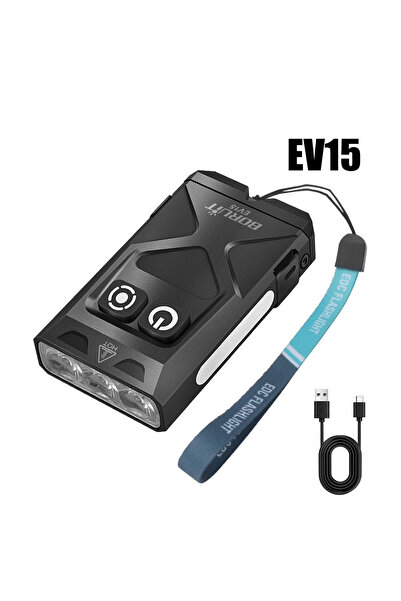 Choice3 مصباح سلسلة مفاتيح EV15 BORUiT EV20 يعمل بتقنية LED فوق البنفسجية، مز...