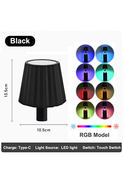 Choice 0-5W Style B-RGB RGB Wireless Table Lamp For Wine Bottles LED Bottle L...
