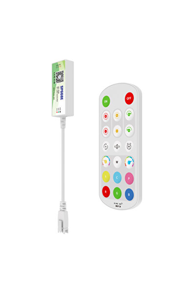 Choice WM-SP668E SP668E SPI RGB LED Controller 600 IC BT APP 2.4G RF Remote F...