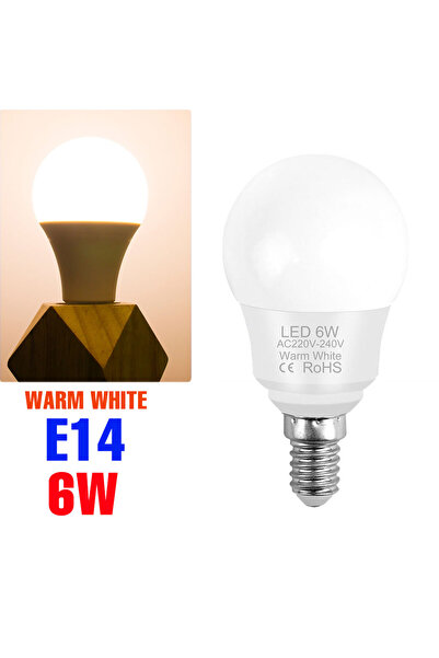 Choice مصباح LED أبيض دافئ 6 واط E14، مصباح سقف E27، مصباح E14، مصباح ثريا AC...