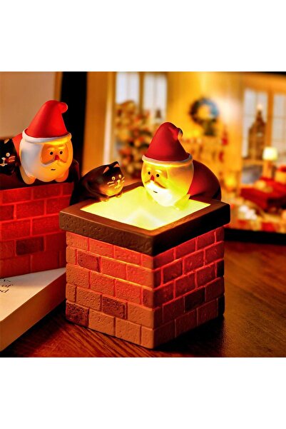Choice 1 pc EU Plug smokestack Creative LED Christmas Gift Night Light Chimne...