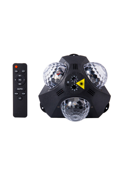 Choice ضوء حفلات أسود يعمل بمنفذ USB، ضوء كرة ديسكو، ضوء ليزر بروجكتور، 5 في ...