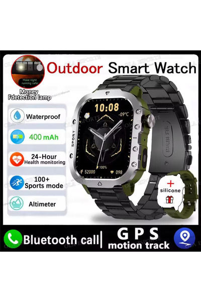 Choice NEW-Gr22BkSzstrap 2025 New LED Men's Smartwatch Bluetooth Talking Smar...