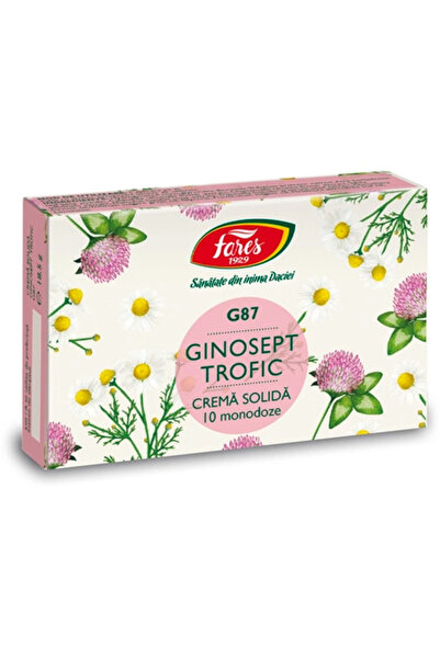 Fares Ginosept Trofic στερεά κρέμα, 10 εφάπαξ δόσεις,