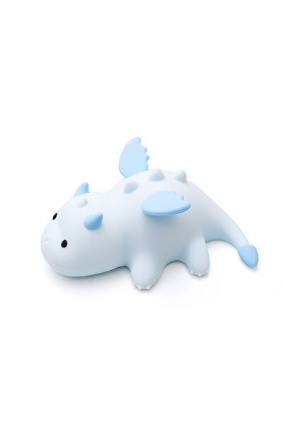 Choice Blue Cute Baby Dragon Night Light For Kids Room Silicone Color Changin...