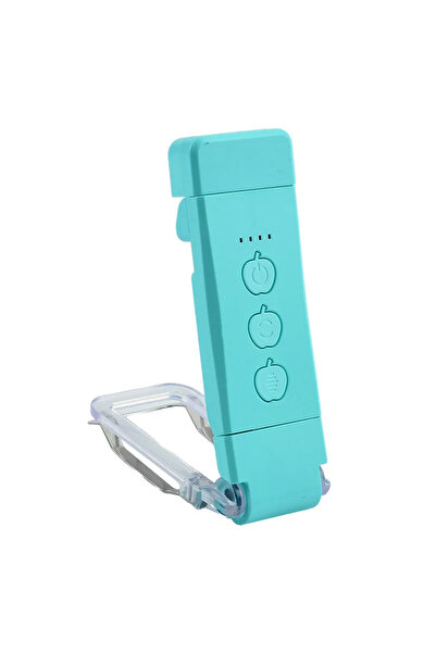 Heinast مصباح مكتبي محمول قابل لإعادة الشحن عبر منفذ USB، لون أخضر نعناعي، در...