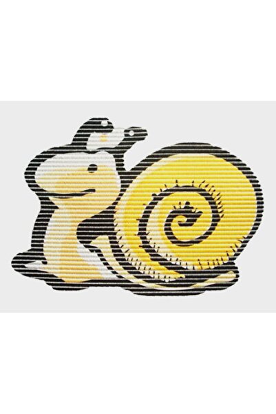 Sidef Yellow Snail polyurethane foam bath mat