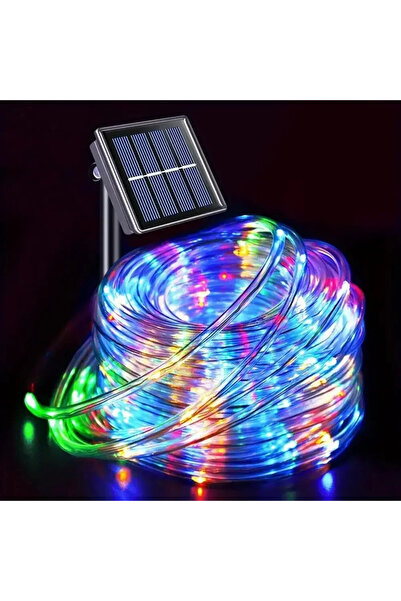Choice سلسلة إضاءة LED تعمل بالطاقة الشمسية مقاومة للماء بطول 7 أمتار و50 مصب...