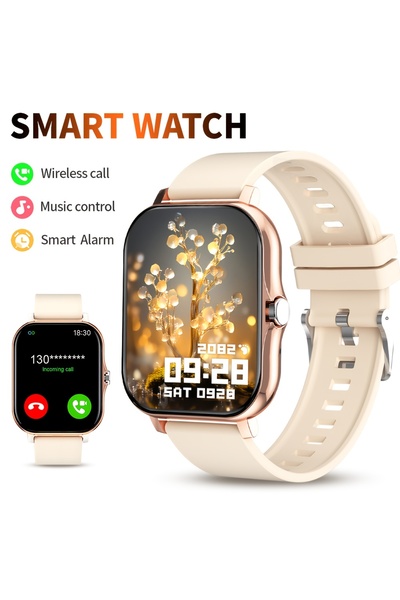 Choice ساعة لاكساسفيت 2025 الذكية الجديدة باللون الذهبي، مزودة بتقنية بلوتوث،...