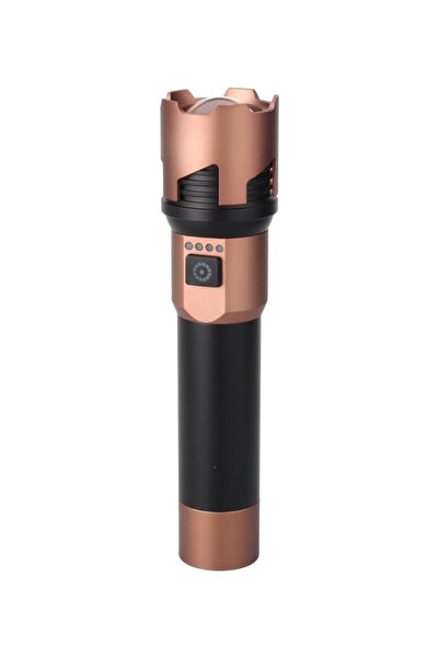 Panther Pt-4109 Usb Şarjlı El Feneri Siyah