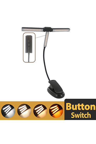 Choice مصباح طاولة للقراءة مزود بمشبك LED، 51 مصباحًا، تحكم بزر، حماية للعين،...