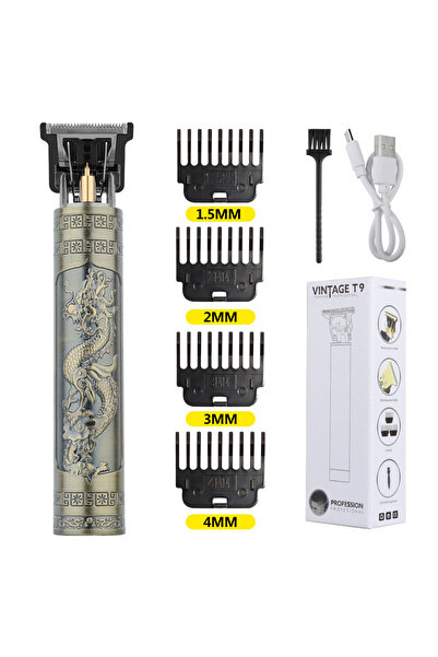 Choice مجموعة ماكينة حلاقة الشعر ريترو T9 الأصلية ببطارية 600 مللي أمبير، تتض...