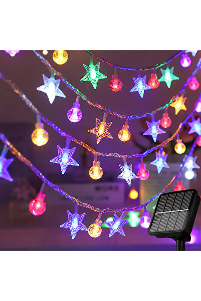 Choice 4.5M 30LEDs RGB Solar Star Globe String Lights Outdoor IP65 Waterproof...