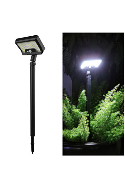 Choice مصباح جداري يعمل بالطاقة الشمسية مزود بـ 92 مصباح LED أبيض اللون، قابل...