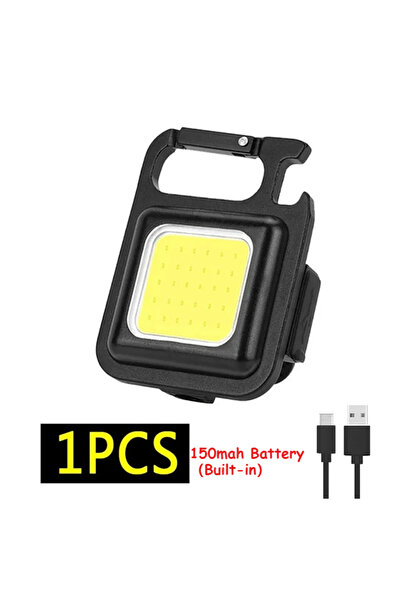 Choice مصباح سلسلة مفاتيح فائق السطوع بتقنية COB بسعة 150 مللي أمبير مع قاعدة...