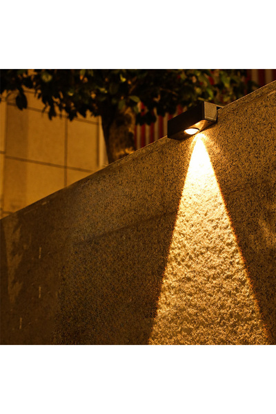 choice2 مصباح LED شمسي فائق السطوع مقاوم للماء، قطعة واحدة، مصباح جداري خارجي...