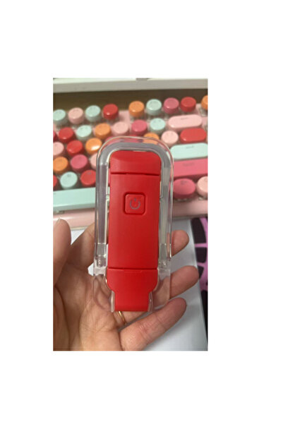 Choice مصباح قراءة LED أحمر قابل لإعادة الشحن عبر منفذ USB، مصباح ليلي لحماية...