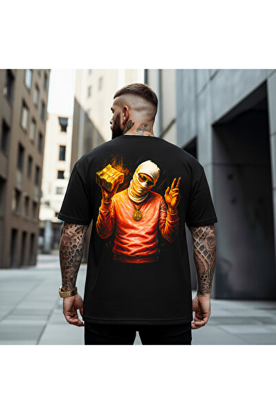 Kartier Tricou Negru Oversize I Got What I Deserved