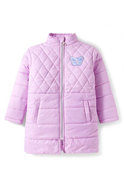 Pine kids Woven Full Sleeves Padded Jacket with Butterfly Patch Detailing - P...