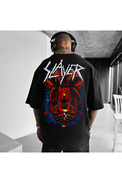Kartier Tricou Negru Oversize Goat Of Hell