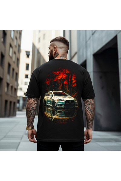 Kartier Tricou Negru Oversize Lancer