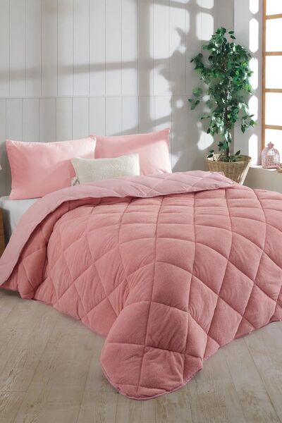 Dovira Welsoft Elastic Sheet Quilt Set