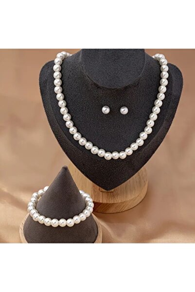 DURAN TAKI TASARIM Mayorka İnci Set ( 8 mm )