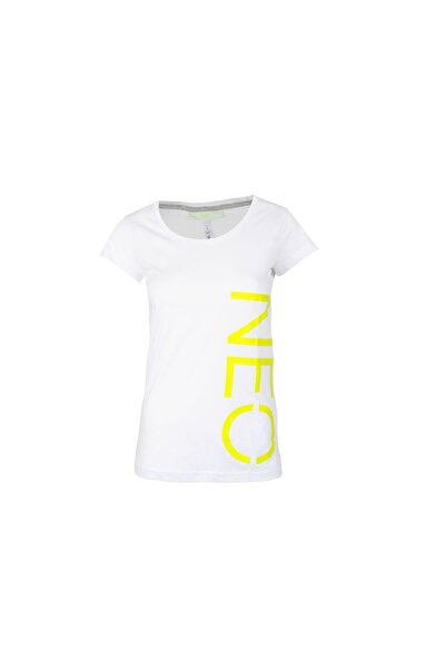 Adidas NEO Women's Label T-shirt, white-intenlime 2XS