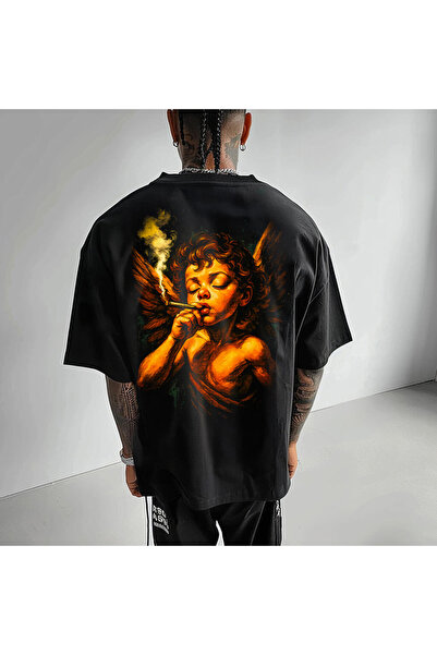 Kartier Tricou Negru Oversize High In The Sky