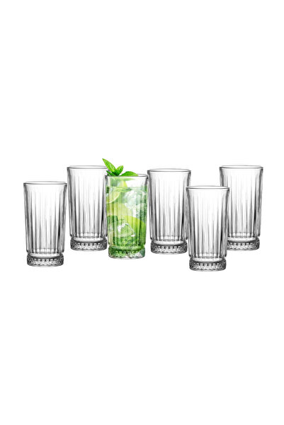 Cuisine Art By Styli 6-Piece Eva Hi-Ball Glass Set 255ml