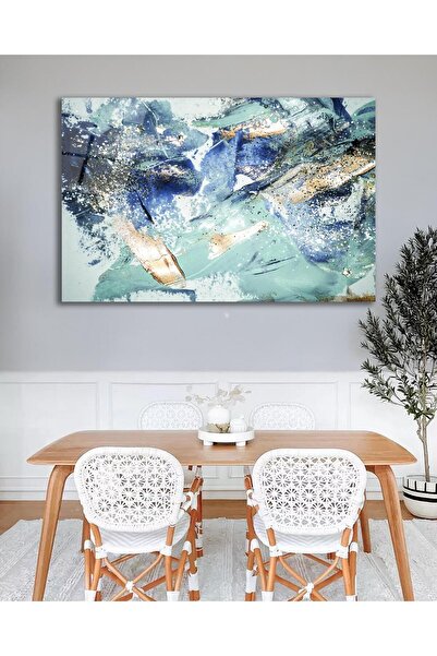 idealizbiz Pictură abstractă pe sticlă, modernă, pentru acasă, birou, salon, ...