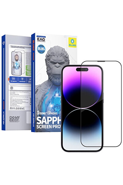 BLUEO Screen Protector for iPhone 15 Pro Max with Pro Applicator - Sapphire S...