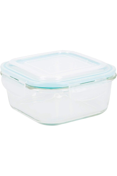NEOFLAM Cloc Glass Storage Square .8L