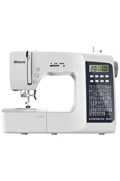 Minerva Masina de cusut digitala Experience 1000, 100 programe, viteza 850 im...