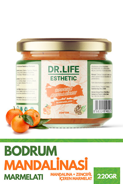 Dr.Life Esthetic Bodrum Mandalinası Marmelatı - Zerdeçal, Zencefil & C Vitami...