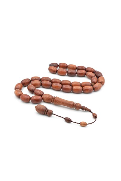 Murty99 سبحة خشب الرنة كبيرة الحجم مقطعة على شكل كبسولة بنظام متكامل