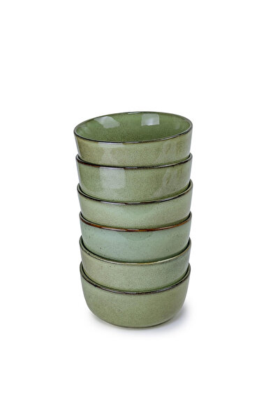 Cuisine Art By Styli Set of 6- Lara Collection, Modern and Durable 15cm Stone...