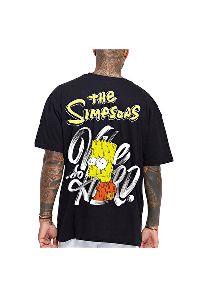 Kartier Tricou Negru Oversize Vibe So Hard