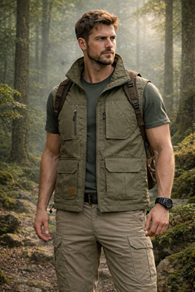 MODMEN Outdoor Yelek Hızlı Kuruyan Yelek Yazlık-Mevsimlik Bir Beden Büyük Alın