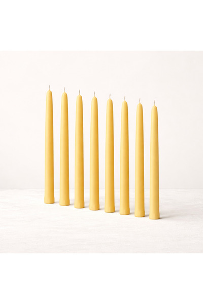 IKEA COZY ROOM - KLOKHET şamdan mumu, sarı, 5.5 saat