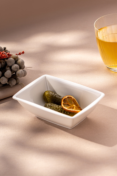 Emsan Pamukkale Rectangular Bowl 15 cm