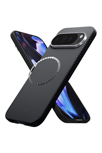 Techsuit Google Pixel 9 Pro XL Case - Aramid Fiber MagSafe - Black