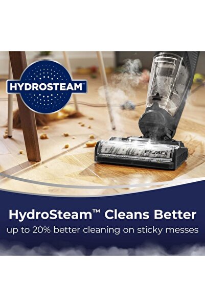 Bissell CrossWave HydroSteam 3527E – Wet & Dry All-in-One Vacuum, Mop and Steam
