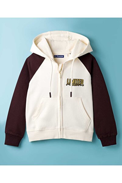 Pine kids Cotton Knit Full Raglan Sleeve Hooded Sweatjacket Kangaroo Pocket &...