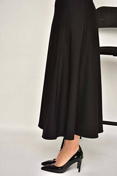 Fox Shoes U676082008 Black Patent Leather Thin Heeled Women's Stiletto Shoes