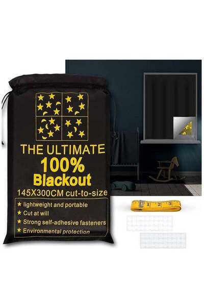 Arabest ستائر معتمة محمولة، مناسبة لغرف الأطفال، غرف النوم، النوافذ، المكاتب،...