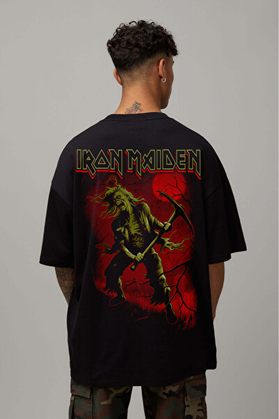 Kartier Tricou Negru Oversize The Skeleton In Purgatory